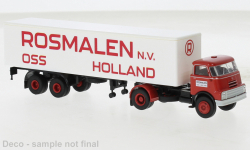 Brekina 85234 - H0 - DAF DO 2000 Koffer-Sattelzug Rosmalen